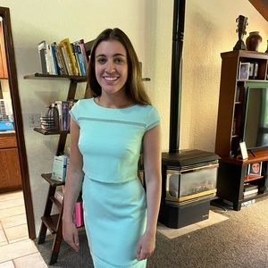 Mint Green Antonio Melani Popover Dress Size 2